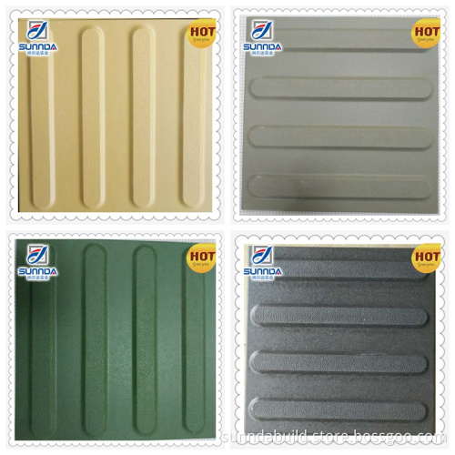 color blind indicator tactile paving tiles for homegenous non slip flooring tiles